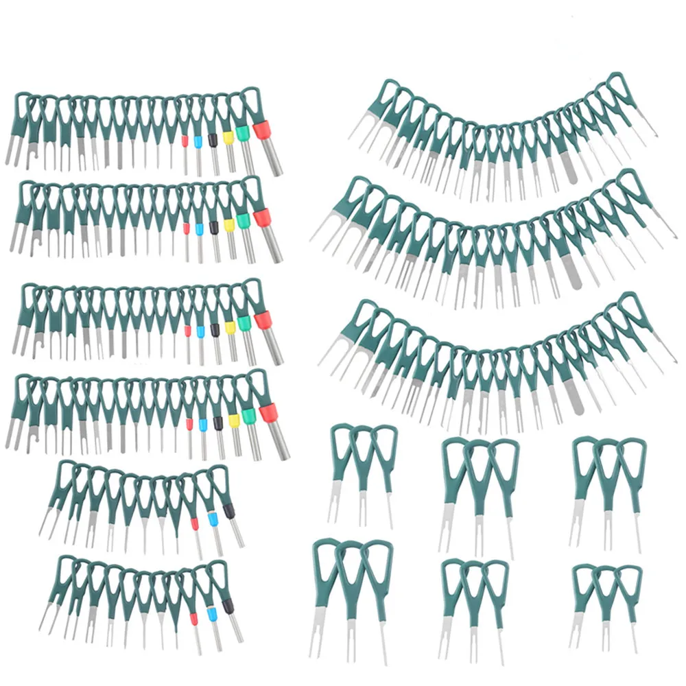 Kit de herramientas de extracción de terminales de automóvil, herramientas de reparación de automóviles, Conector de crimpado de alambre,