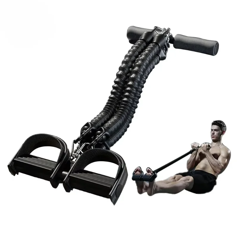 Tensor tipo Pedal para hombre, dispositivo de tensión multifuncional para el hogar, Fitness, espalda, Abdomen y entrenamiento de músculos abdominales