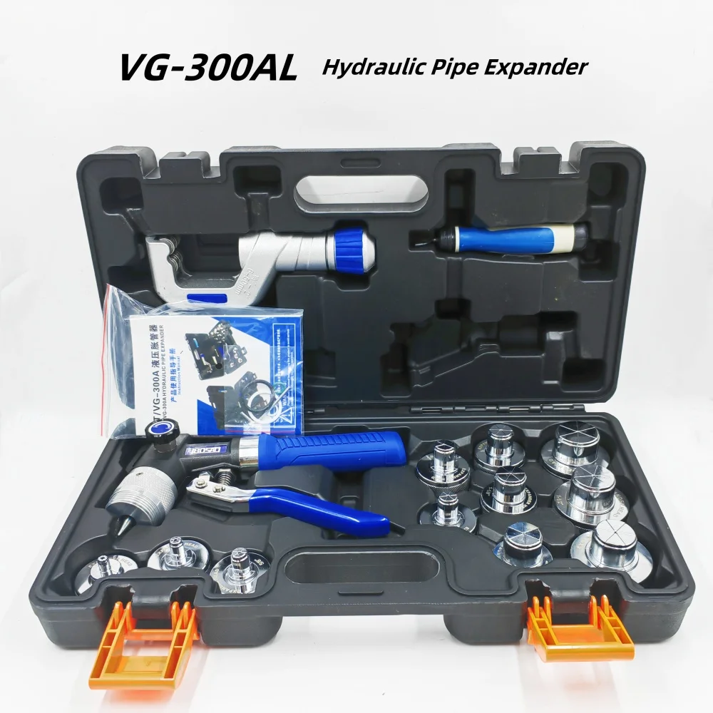 Ekspander hydrauliczny HVAC hydrauliczny zestaw narzędzi do swajowania do rur miedzianych ekspandera rur miedzianych narzędzie 3/8 "do 1-5/8" VG-300AL