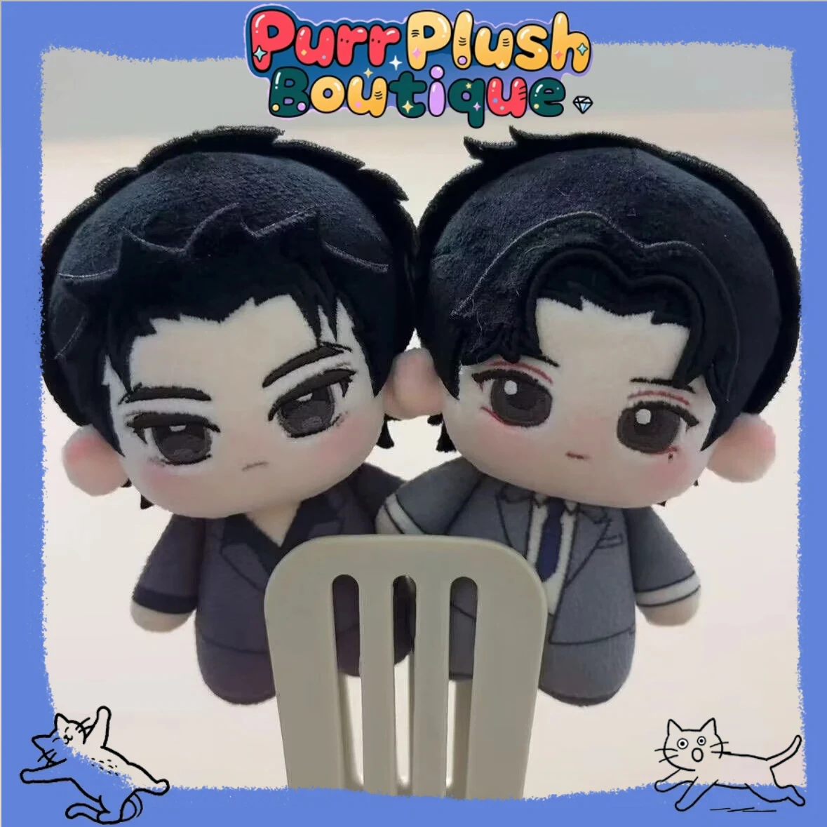 

10cm To My Shore Thai Drama BL Wu an Haoyiran Yunqi Starfish printed doll Plush Toy Pendant Cotton Doll Cool and Handsome Suit