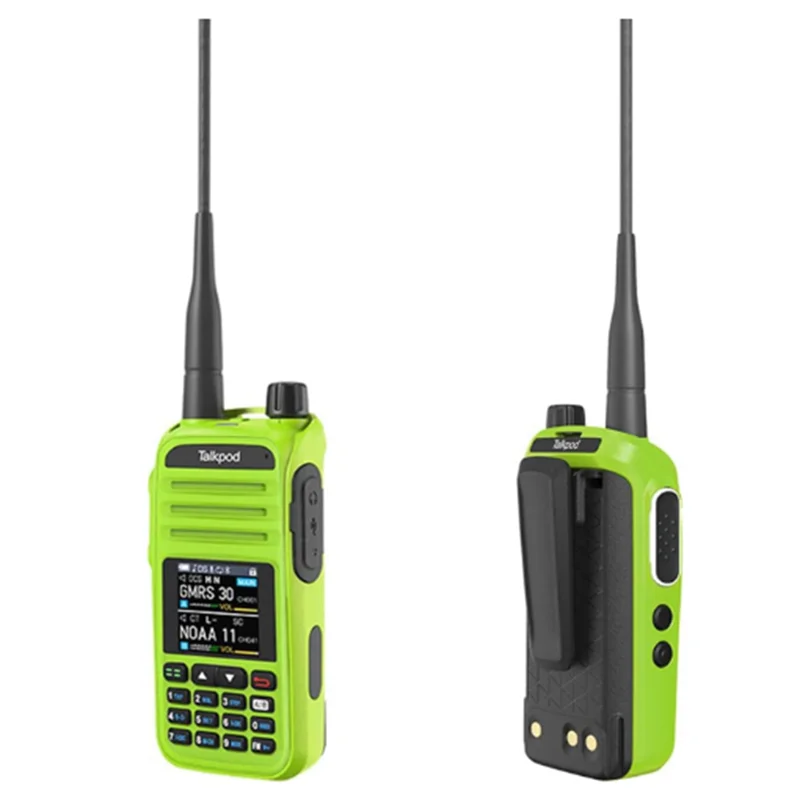 Talkpod A36Plus GMRS Handheld Two Way Radio Walkie Talkies for Adults Long Range with VHF UHF Receive, 5W Output, 512 Channels,