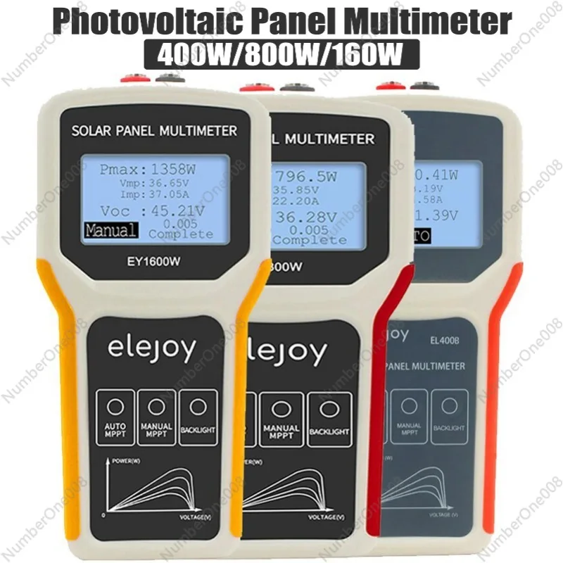 

EY1600W EY800W EL400B Solar Panel Tester Photovoltaic Panel Multimeter Auto/Manual MPPT Detect Open Circuit Voltage Power Meter