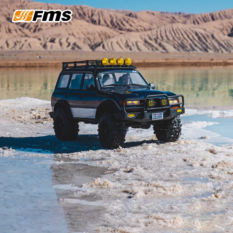 FMS Toyota LC80proV2 FCX10 1:10 Scale Remote Control Off-Road Vehicle Model with High And Low Speeds Simulation Climbing Car Toy
