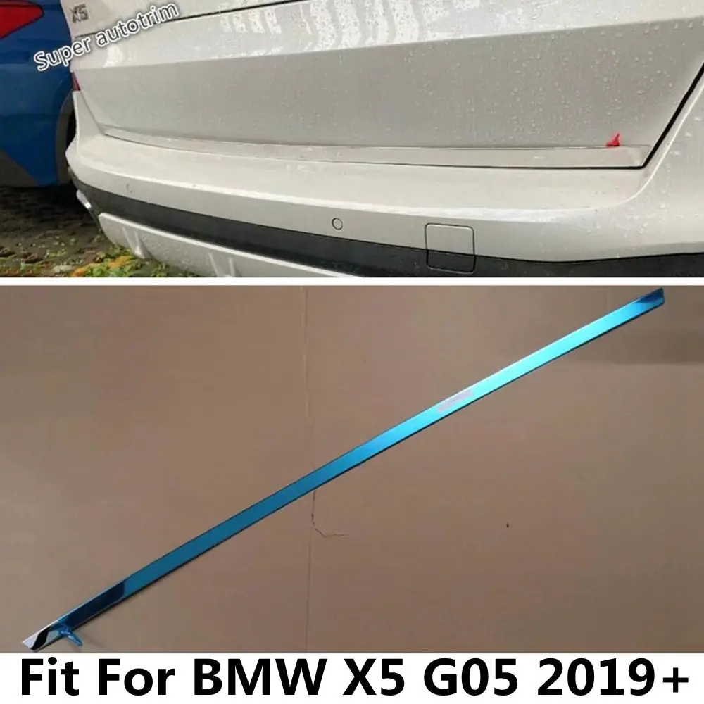 

Car Rear Trunk Tail Gate Door Strip Decoration Cover Trim Stainless Steel Accessories Exterior Refit For BMW X5 G05 2019 - 2024