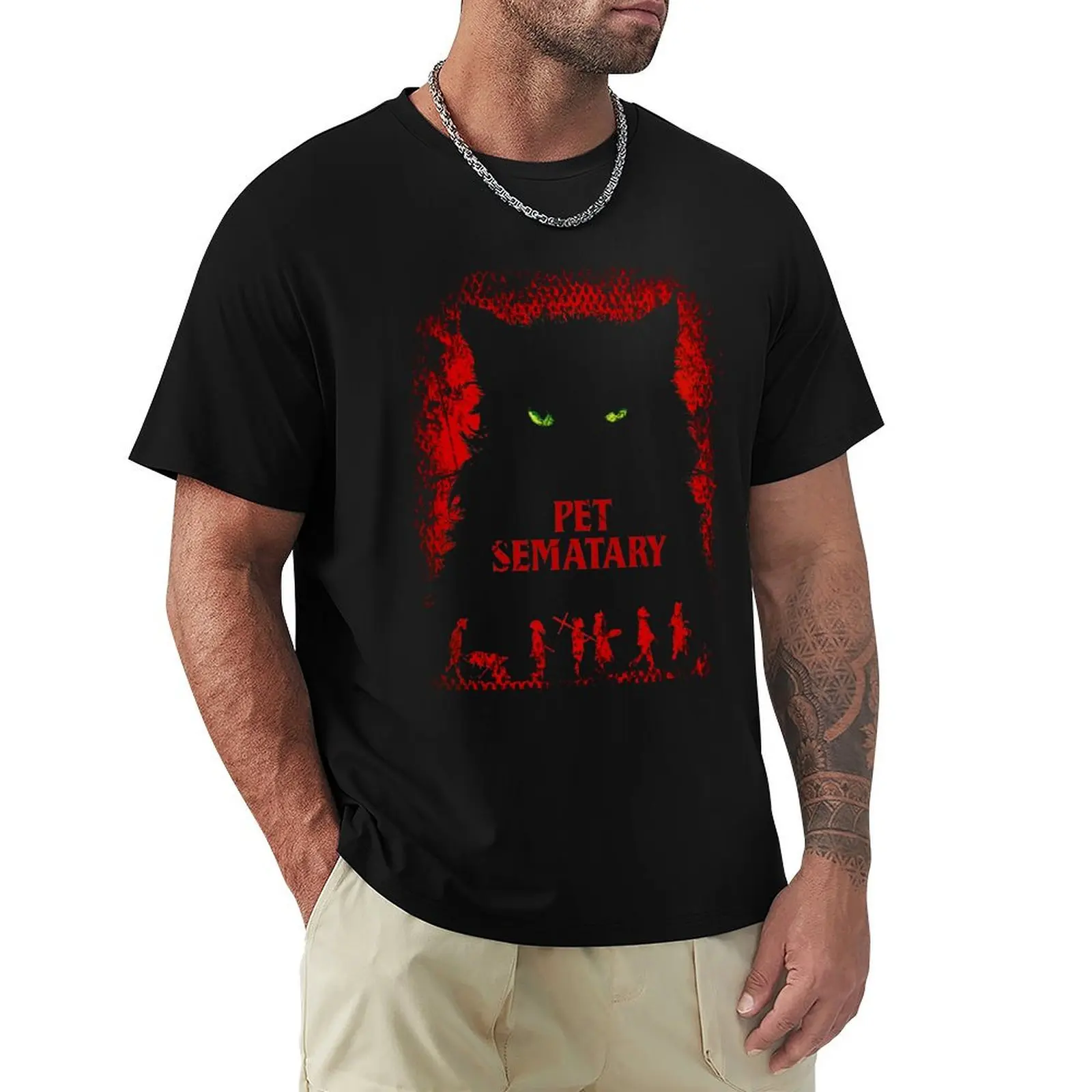 

Pet Sematary Dark Horror Masterpiec T-Shirt aesthetic clothes cute tops plain t shirts men