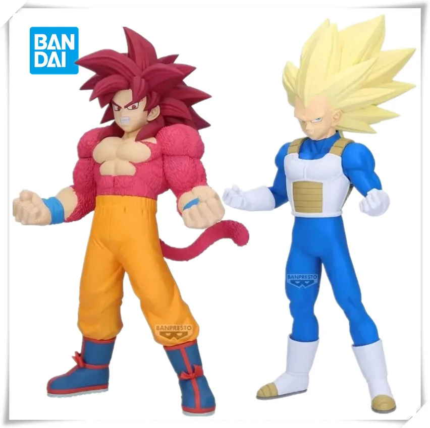 

Bandai Original BANPRESTO Anime Dragon Ball Daima Son Goku SSJ4 Vegeta SSJ3 PVC Action Figure Collectible Model Toy Gifts