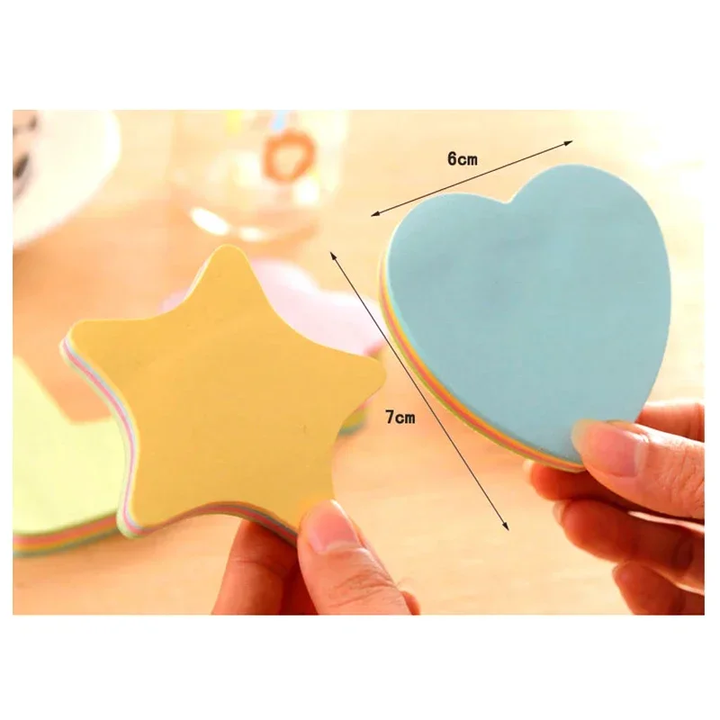 Jonvon Satone 100-страничный многоцветный блокнот Nota De Papel для заметок, стикеры для заметок, стикеры для заметок, бумажные наклейки, канцелярские принадлежности