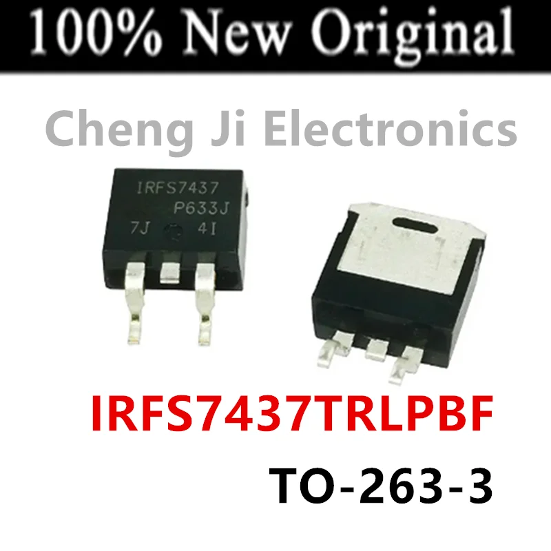 10PCS/Lot    IRFS7437TRLPBF    IRFS7437 、IRFS7534TRLPBF    IRFS7534   TO-263-3   New original N-channel Power MOSFET