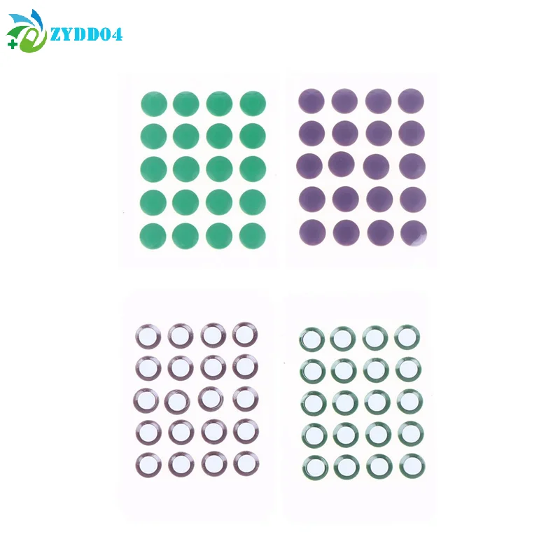 ●20Pcs Diameter 8mm Small Round Dot PTFE Mouse Skates Meow Gaming Gear MGG Ultraglide DIY Mice Glide Feet Silence Version
