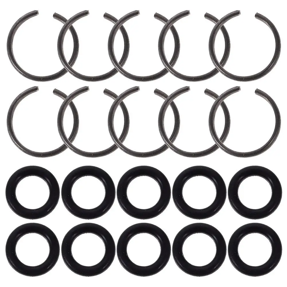 24Sets Impact Wrench Socket Retainer Rings Heavy Duty Metal Retaining Clips with O-Ring for Electric Pneumatic