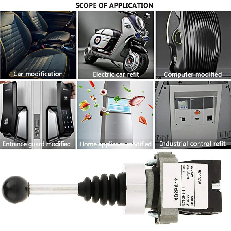 

A93Z 2X джойстик-переключатель XD2PA12 AC3000V перекрестный переключатель двойной самоблокирующийся переключатель 2 однорычажные переключатели