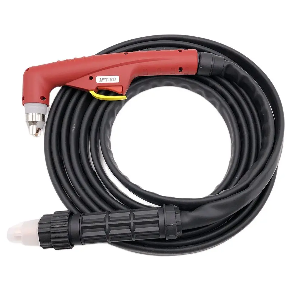 6M PT-80 PTM-80 IPT-80 PT80 Handhold Manual Torch Non High Frequency Plasma Cutting Torch With Central Plug Connector