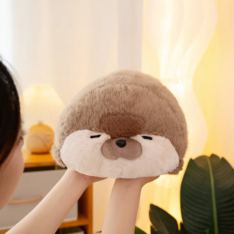 Stuffed Seal Sea Lion Plush Toy Cartoon Animal Sea Otter Soft Doll Sleeping Pillow Sofa Cushion Cute Christmas Birthday Gift