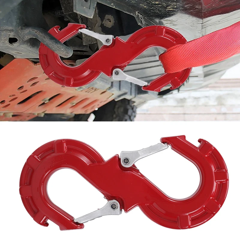 S-Shape Quick Rescue Shackle Trailer Winch Hook Car JK Offroad Towing Recovery Kits 4X4 Auto Winch Trailer Shackle