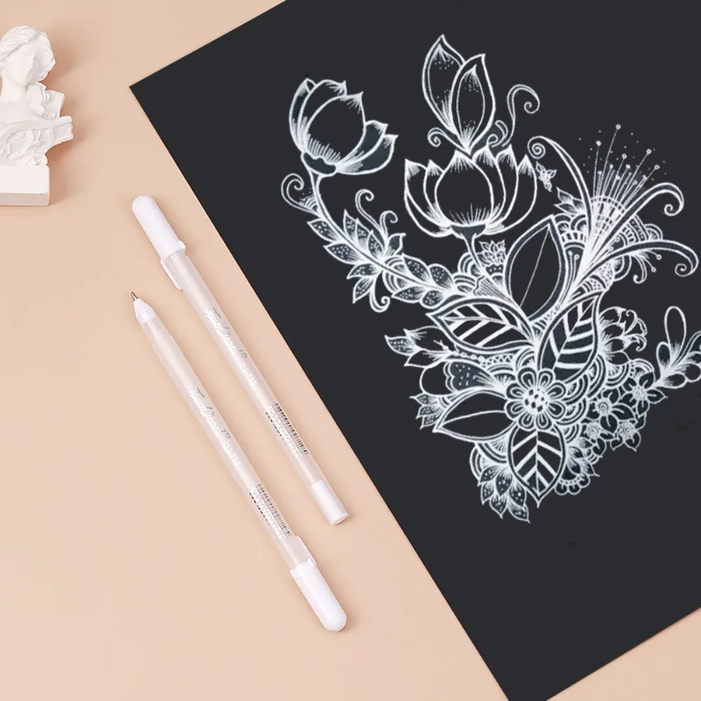 Portable Plastics Marker Pens Set Waterproof Strong Coverage Pen Waterproof Smooth Ink Output Art Brush Pen Student