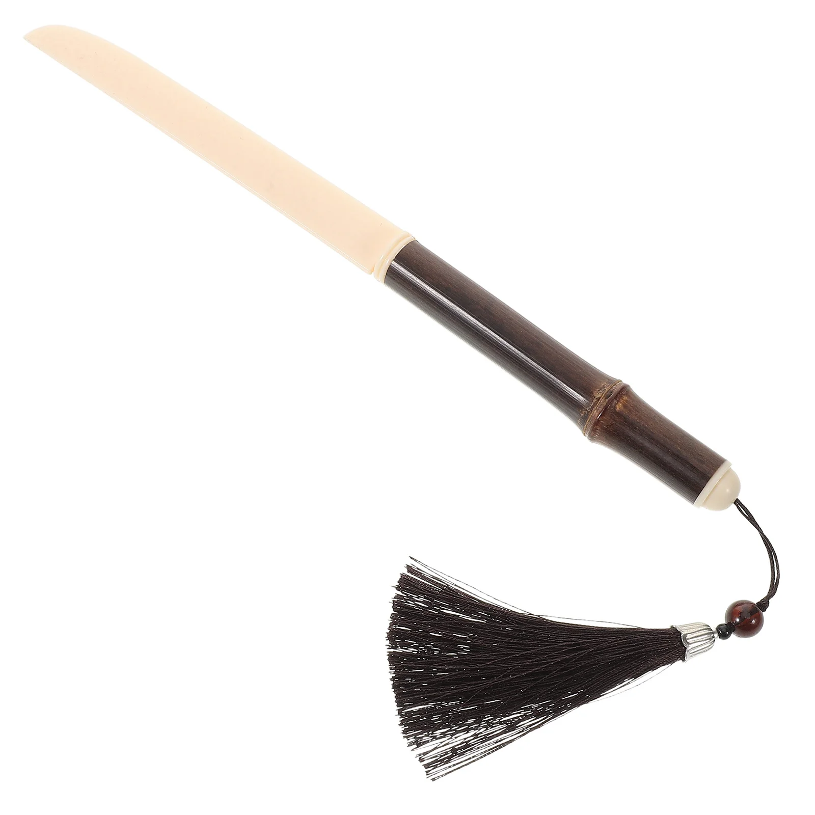 

Traditional Chinese Paper Cutter Bamboo Handle Precision Cutting Tool for Calligraphy Painting Crafting Rice Paper Sheets