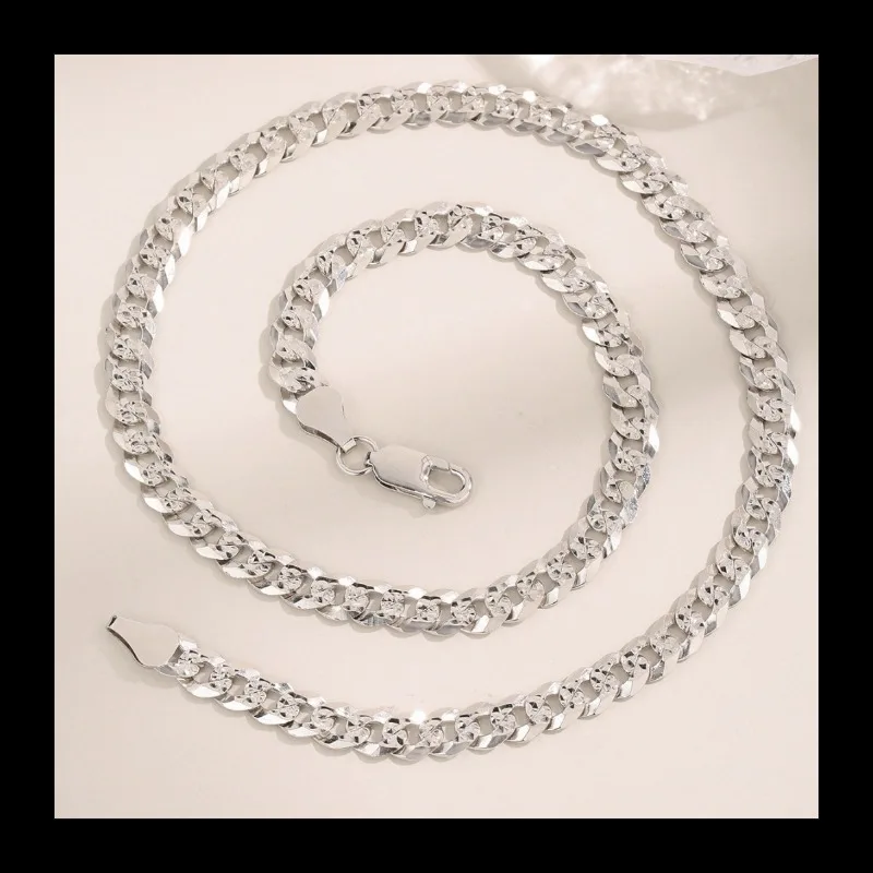 

S925 серебро новое ожерелье модное темпераментное легкое роскошное ожерелье в стиле хип-хоп с высоким смыслом для женщин