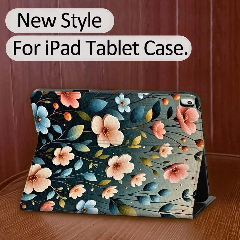 

Art Flower Beautiful For iPad Pro Air Mini 2 3 4 5 6 7 7th 8th 9th 10th 11th 10.2 9.7 10.5 10.9 11 13 Inch Tablet Case