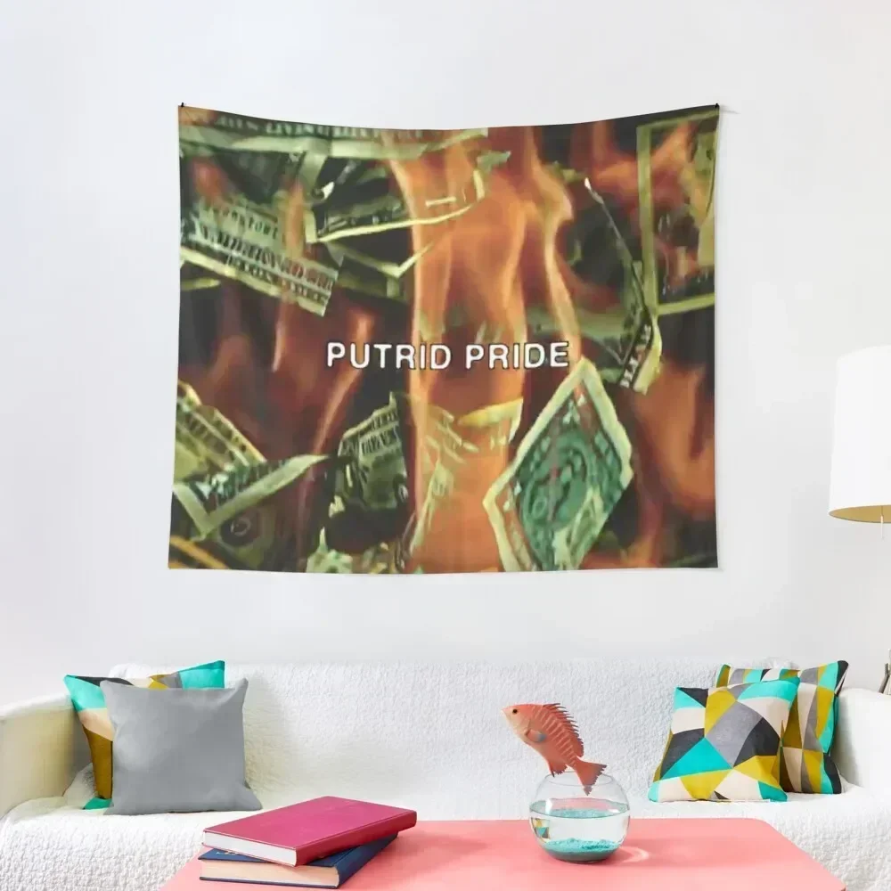 

PUTRID PRIDE Tapestry Decoration For Rooms Aesthetic Room Decorations Custom Decoration Room Tapestry