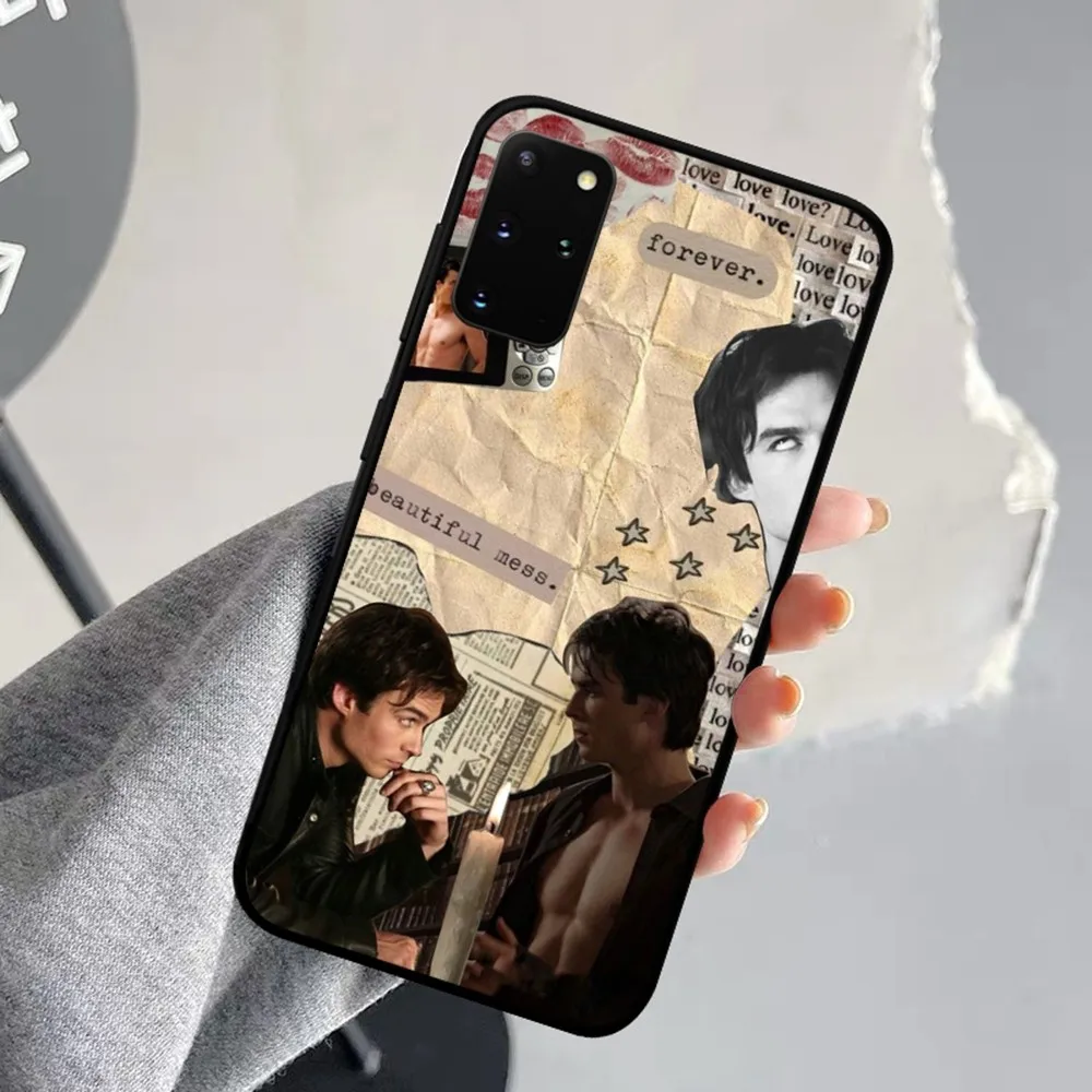 The Vampire Diaries Damon Phone Case For Samsung S 9 10 20 21 22 23 30 23plus lite Ultra FE S10lite Fundas