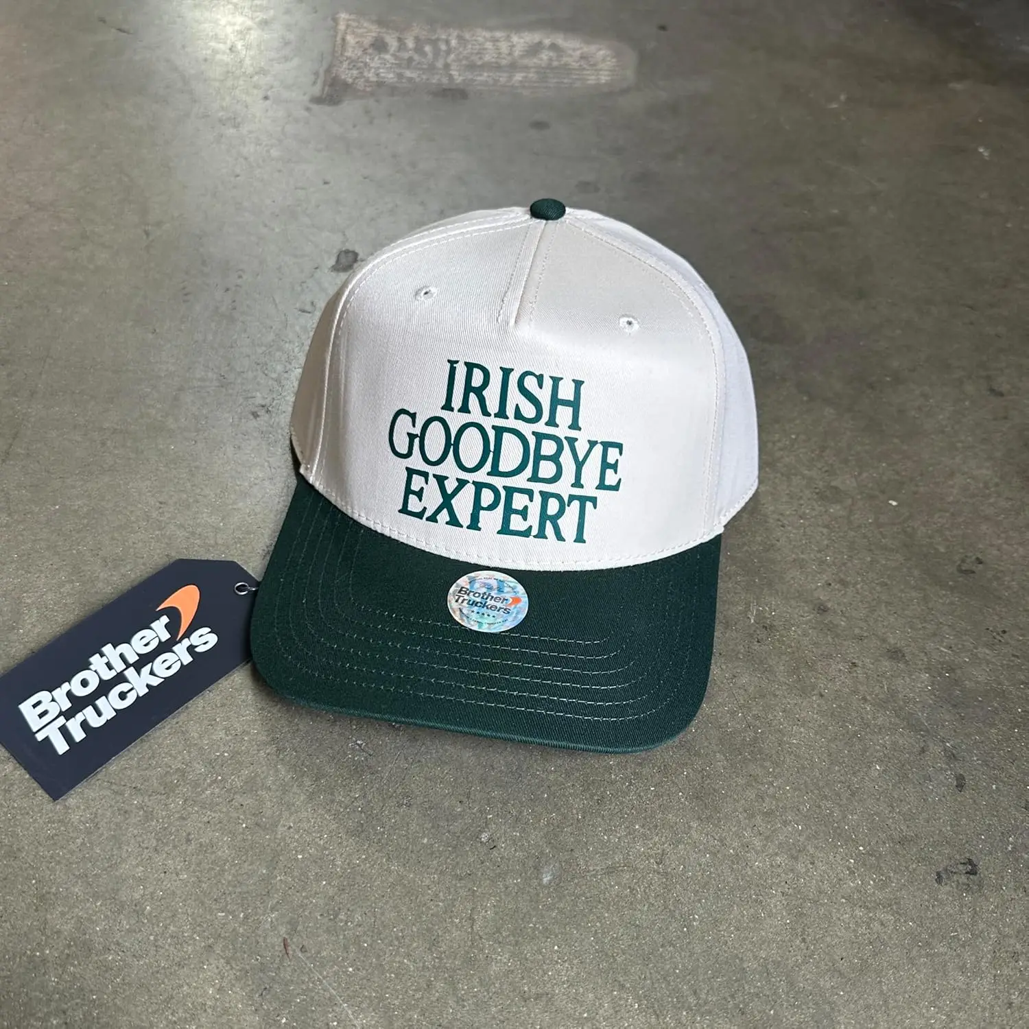 قبعة سائق الشاحنة الأيرلندية الوداع الخبيرة |   قبعة Snapback الفاخرة للرجال والنساء