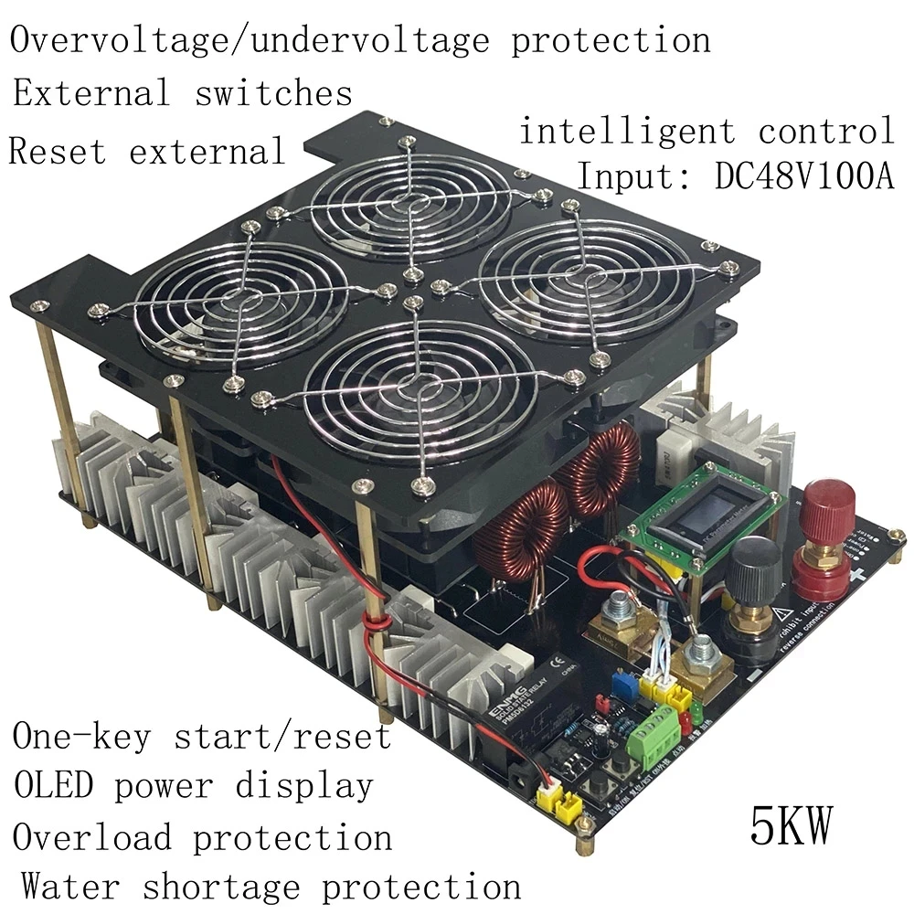 5000W Induction Heater 5KW Induction Heating Machine With Electric Energy Meter