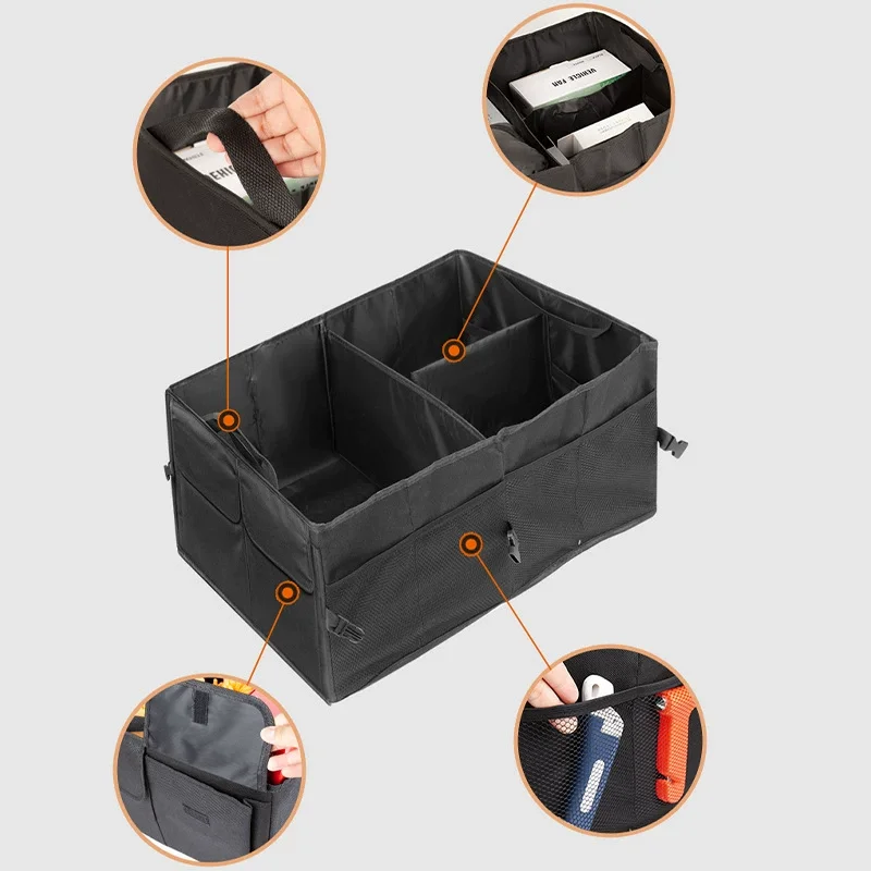 

Car trunk storage box Non woven folding car storage box Camping storage box Car storage box