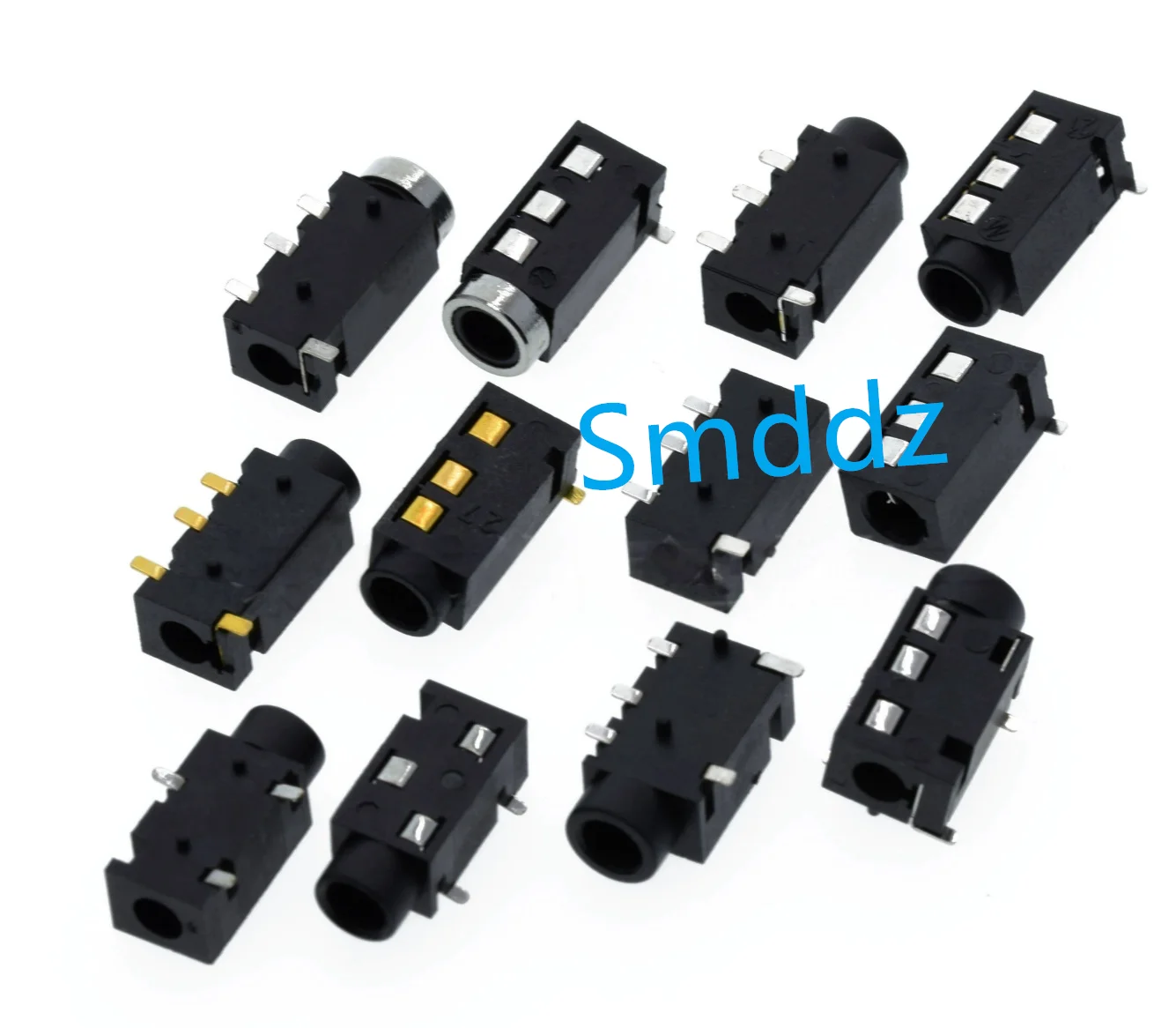 20pcs ， integrated circuit. 3.5mm headphone jack, audio interface female socket, 5-pin, PJ-320E, 3.5mm headphone jack,