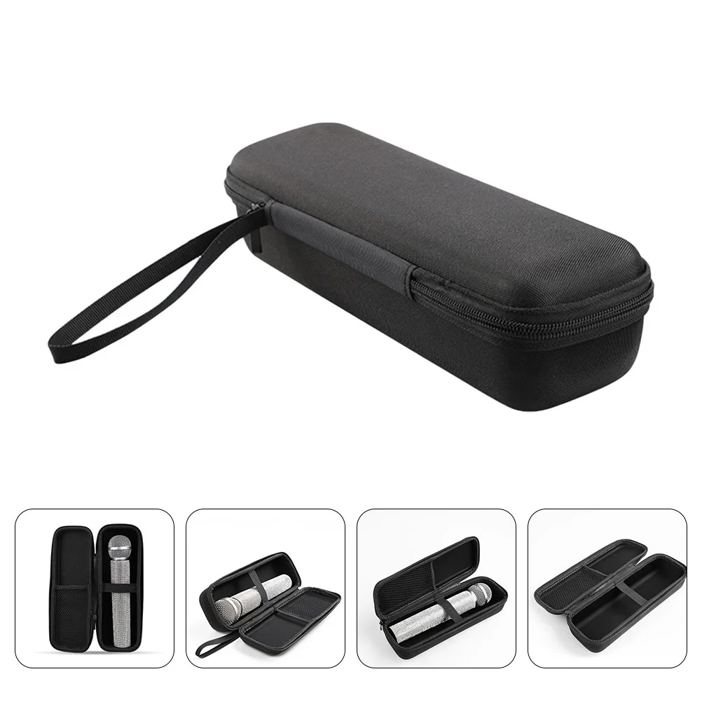 Soporte para micrófono Bolsa de almacenamiento para micrófono Protector vocal lavable Micrófonos inalámbricos de viaje