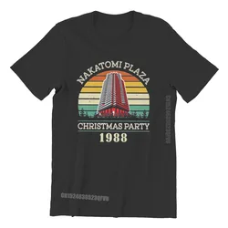 Men's Christmas Party Movie T-Shirts, Roupa retro vintage, Nakatomi Plaza, Individualidade Camisetas, 1988