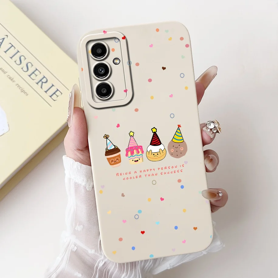 For Samsung Galaxy M23 5G Case SM-M236B Camera Protection Cartoon Cover For Samsung M13 4G F13 F23 GalaxyM23 Silicone Phone Case