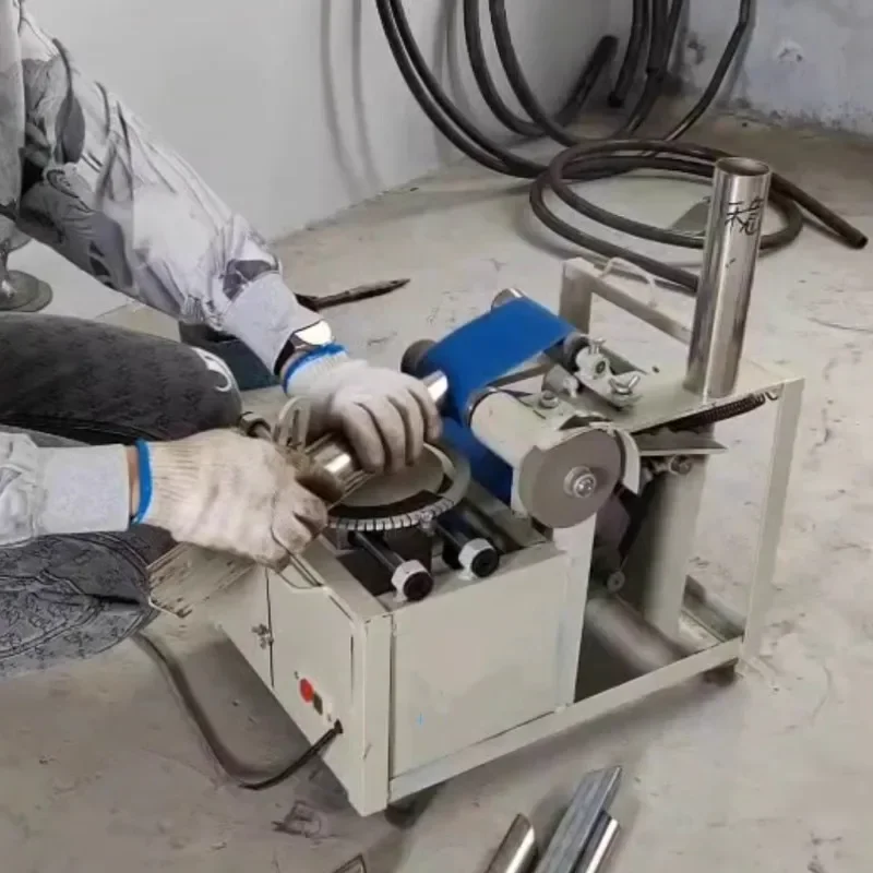 2025 Stainless Steel Bevel Machine New Convenient Stair Handrail Grinding Multi-function Square Tube Arc