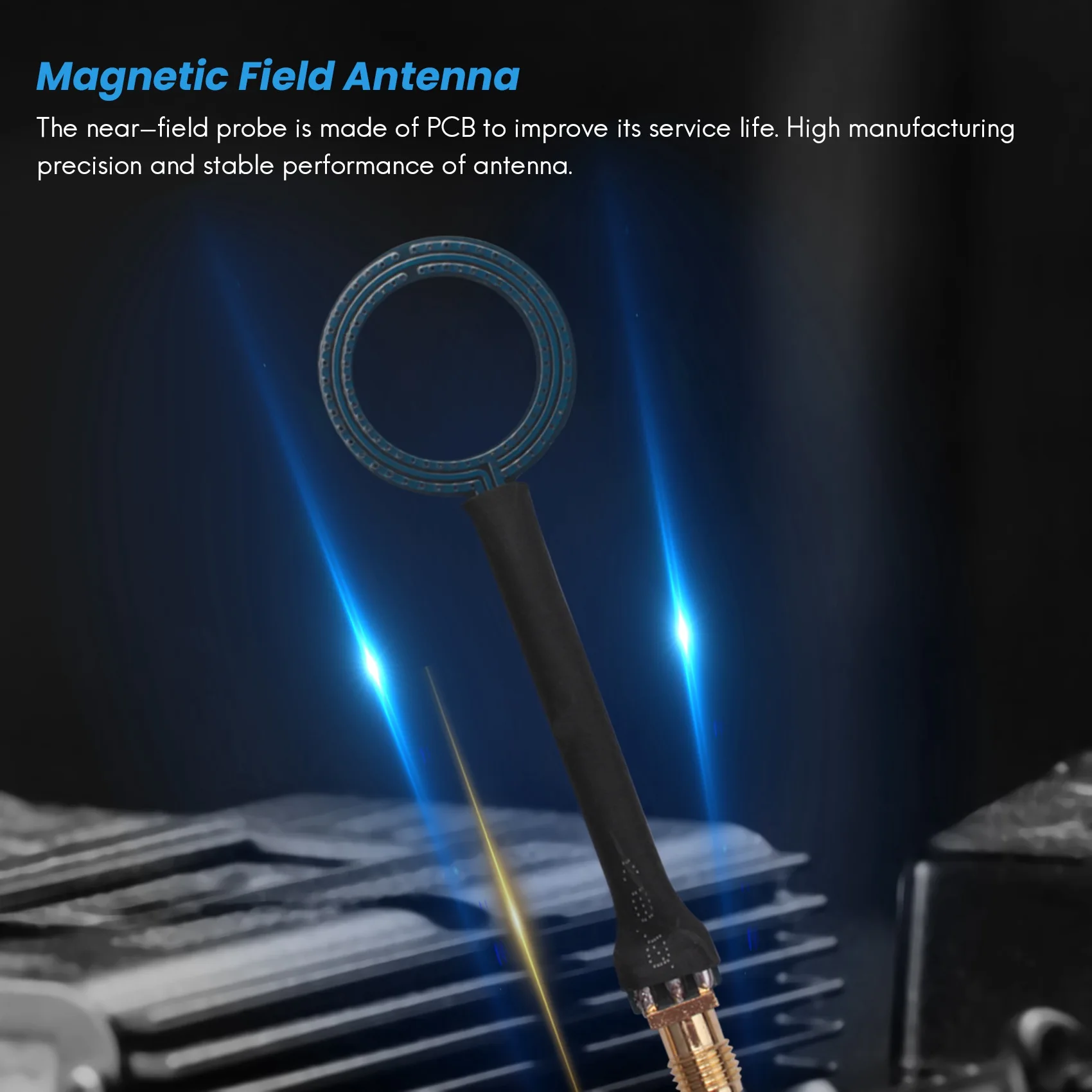 AA88 5PCS Magnetic Field Antenna,EMC EMI Near Field Probe Conduction and Radiation Correction Magnetic Field Probe