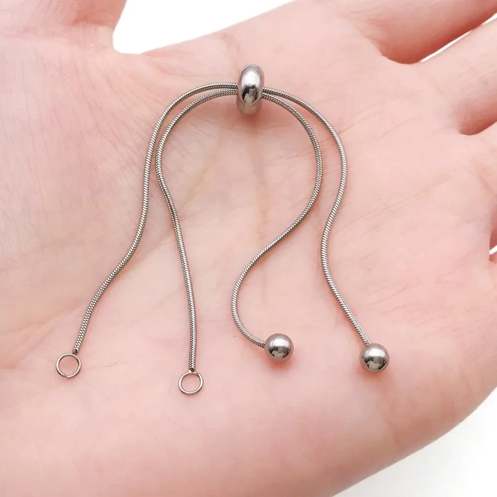 

1 шт. золотая удлинительная цепочка из нержавеющей стали, регулируемая, для ювелирных изделий