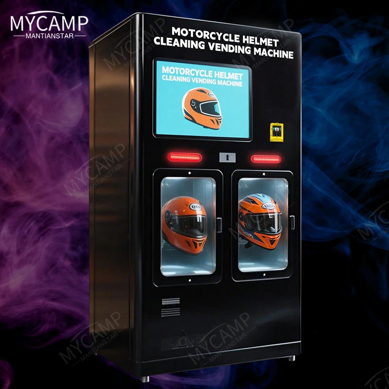 New Design Intelligent Machine for Public Mini Helmet Cleaning Vending Machine