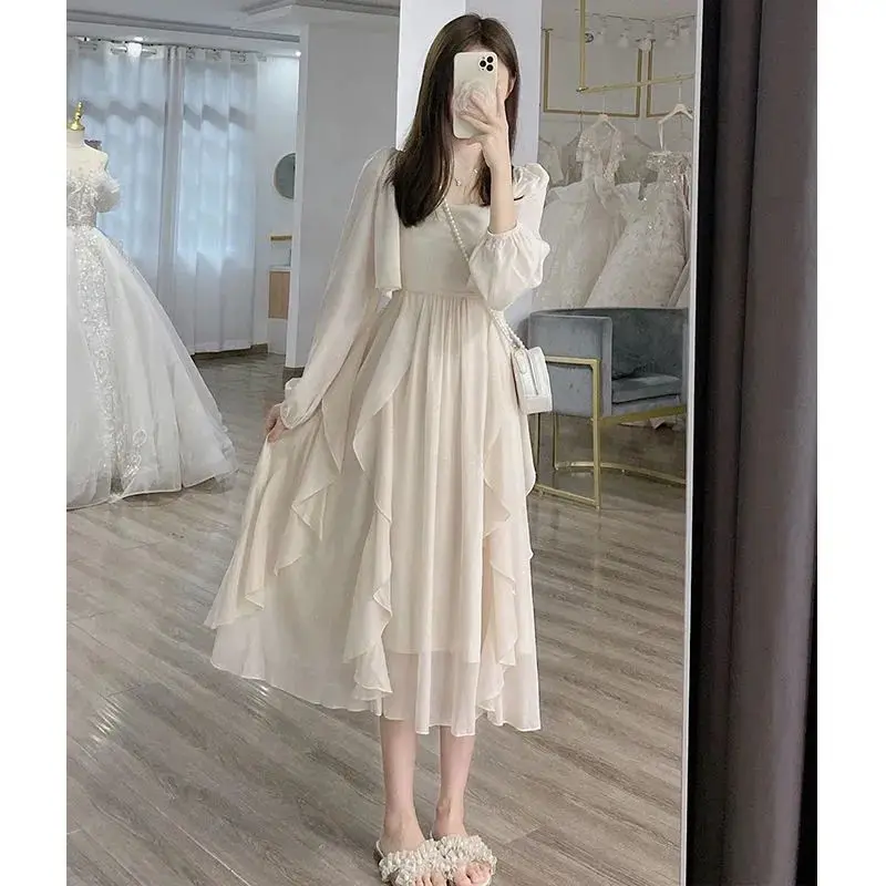 Summer Set New Large Women's Fashion Chiffon Sunscreen Cardigan Elegant Dress Two Piece Set for Woman Dress