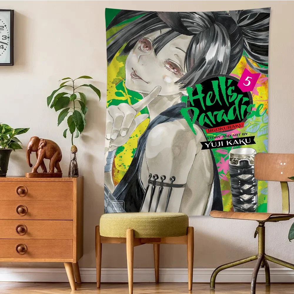 

Anime Hanging Bohemian Tapestry Indian Buddha Wall Decoration Witchcraft Cheap Hippie Wall Hanging kawaii room decor