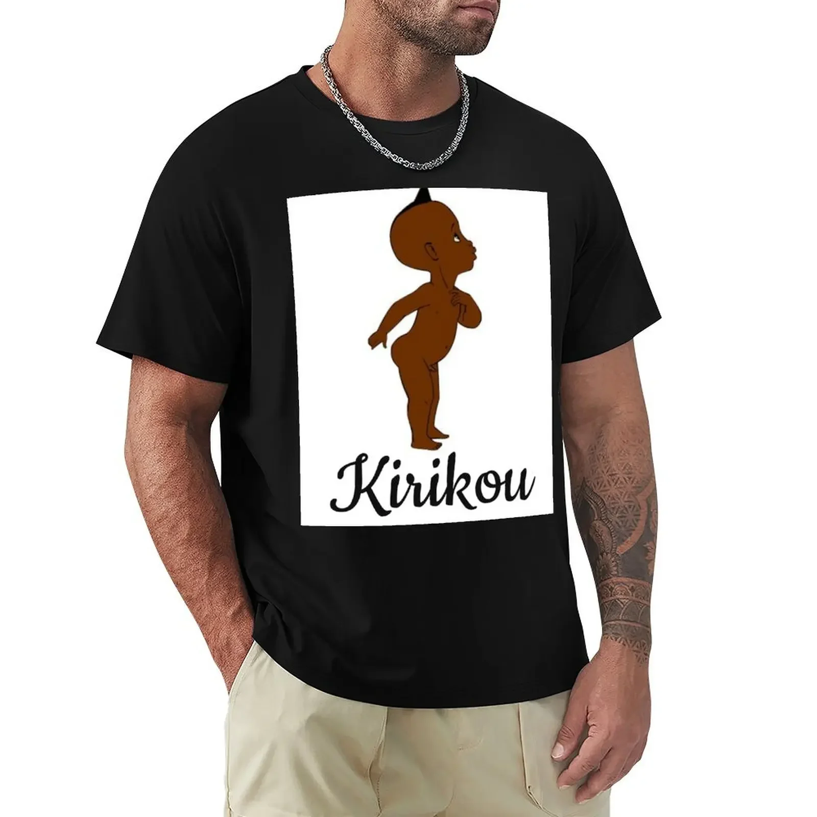 kirikou T-Shirt hippie clothes essential t shirt street wear Men's t-shirts