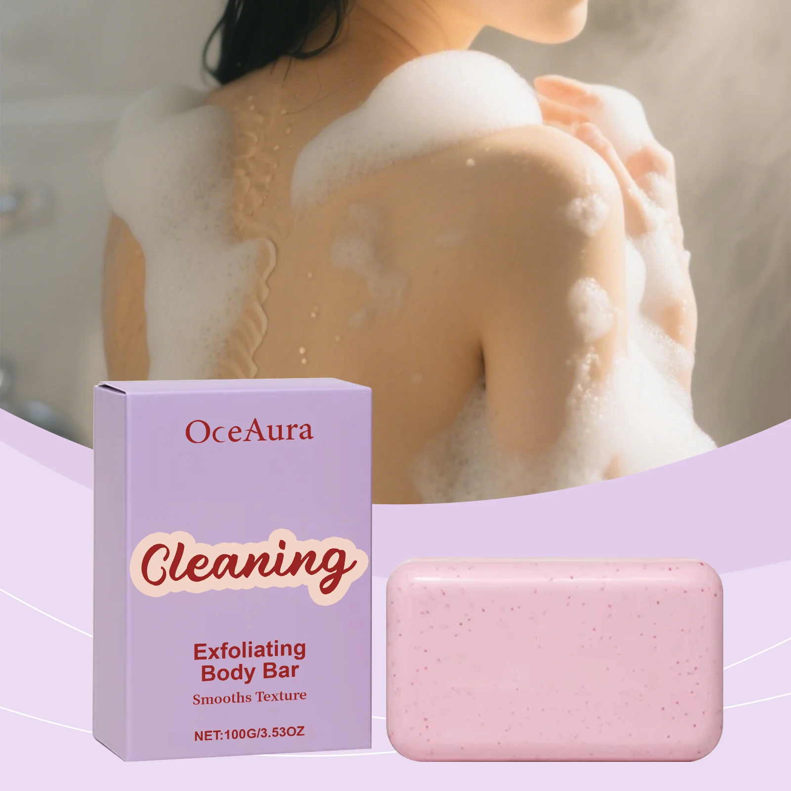 Honey Body Cleaning Soap Deep Exfoliation Unclog Pores Gentle Oil Control Reduce Skin Dirt Improve Skin Roughness Body Care Soap