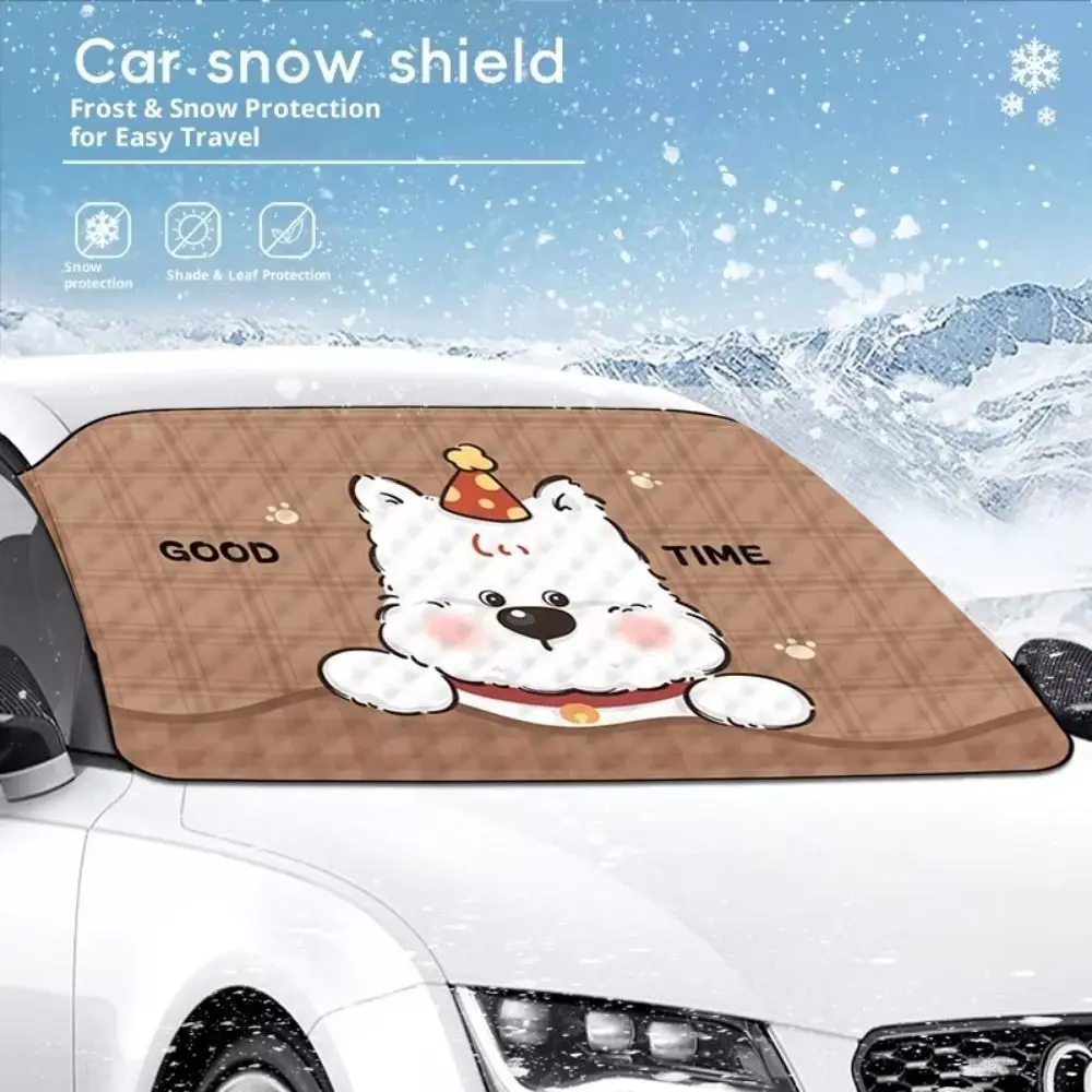 

Windshield Car Snow Cover Sun-protective Universal Fit Windshield Sunshade UV Protection Waterproof Auto Front Window Cover