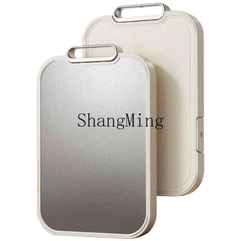 CLL new pure titanium cutting board double-sided fruit cutting mildew-proof and antibacterial household food grade kitchen