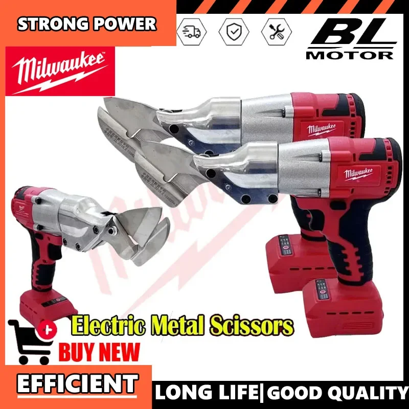 

Аккумуляторные ножницы по металлу Milwaukee 400 Вт, бесщеточные, с 2 скоростями и LED-подсветкой, для работы от аккумулятора