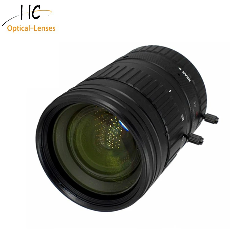 HD 8MP Zoom 12-36mm 1-inch F1.6 C-Mount Industrial Lens Without Distortion Professional Industrial Camera Lens