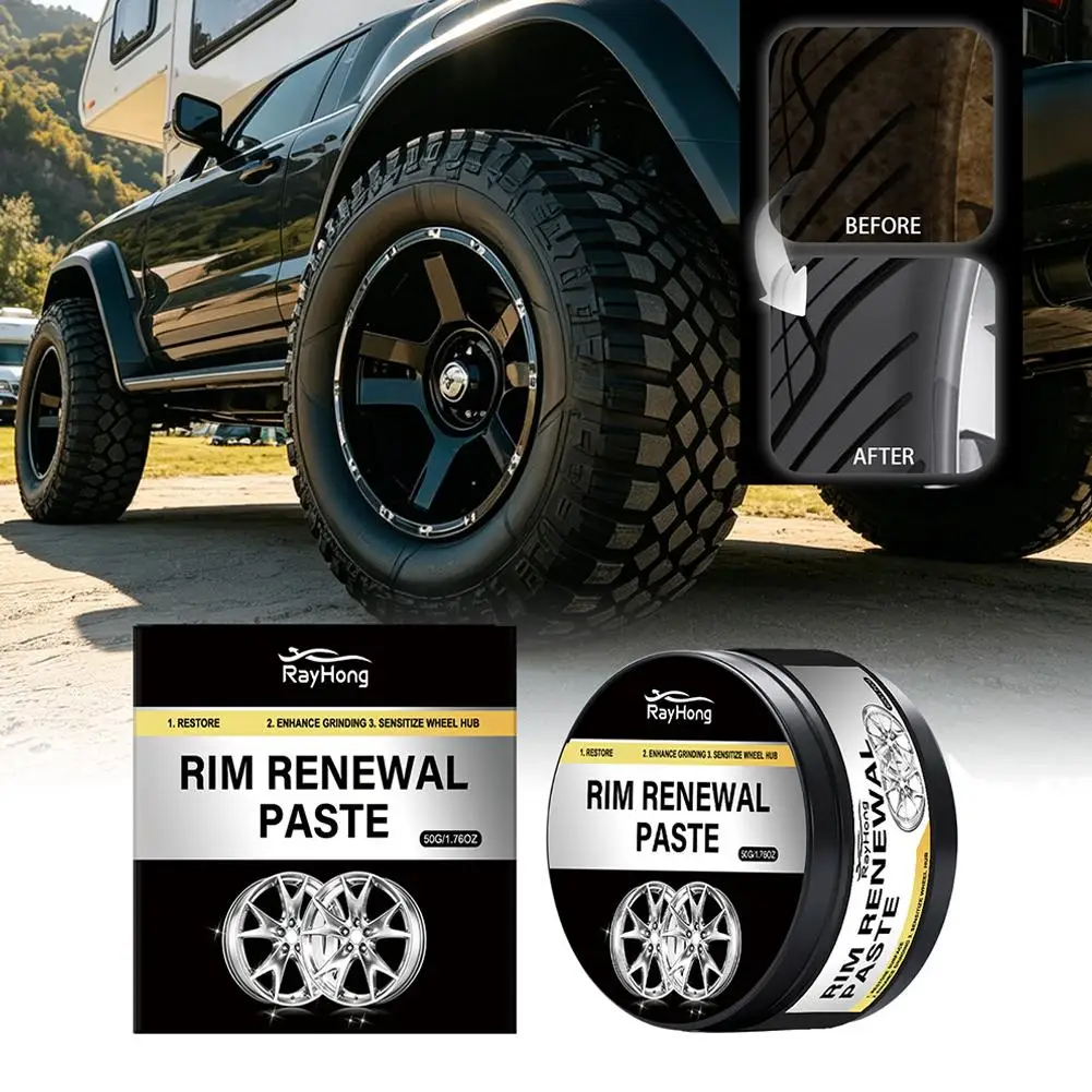 Car Wheel Scratch Care Paste Aluminum Alloy Wheel Refurbishment Polishing Scratch Removal Universal for Multiple Car Models