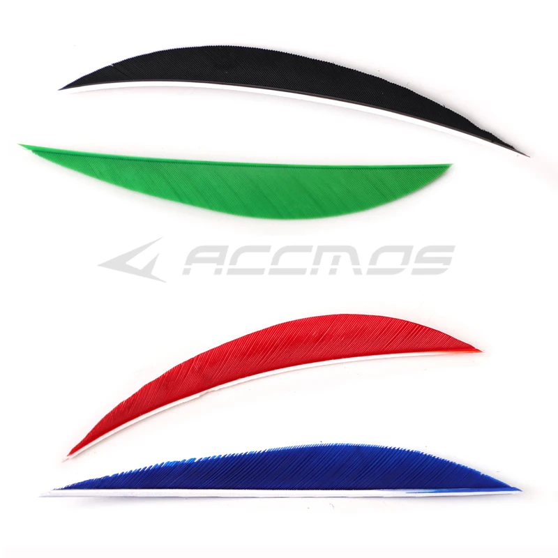 36/50pcs Banana Arrow Feather 5 inches Archery Fletching Arrow Vanes Turkey Feather Arrow Shaft  Natural Feather Hunting
