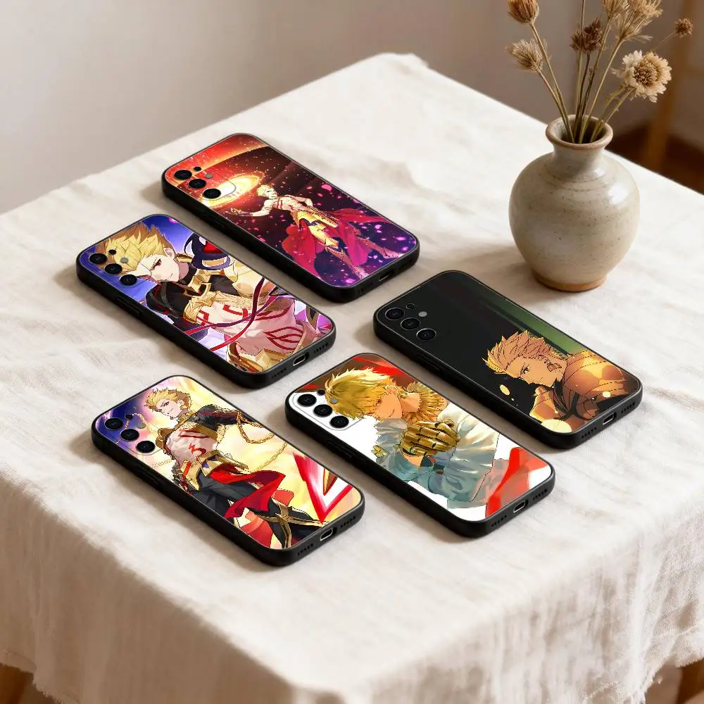 Fate GO Game Anime Gilgamesh  phone Case For Samsung S26,25,24,21,22,23,30,20,Ultra,Plus,Fe,Lite Black Soft Cover