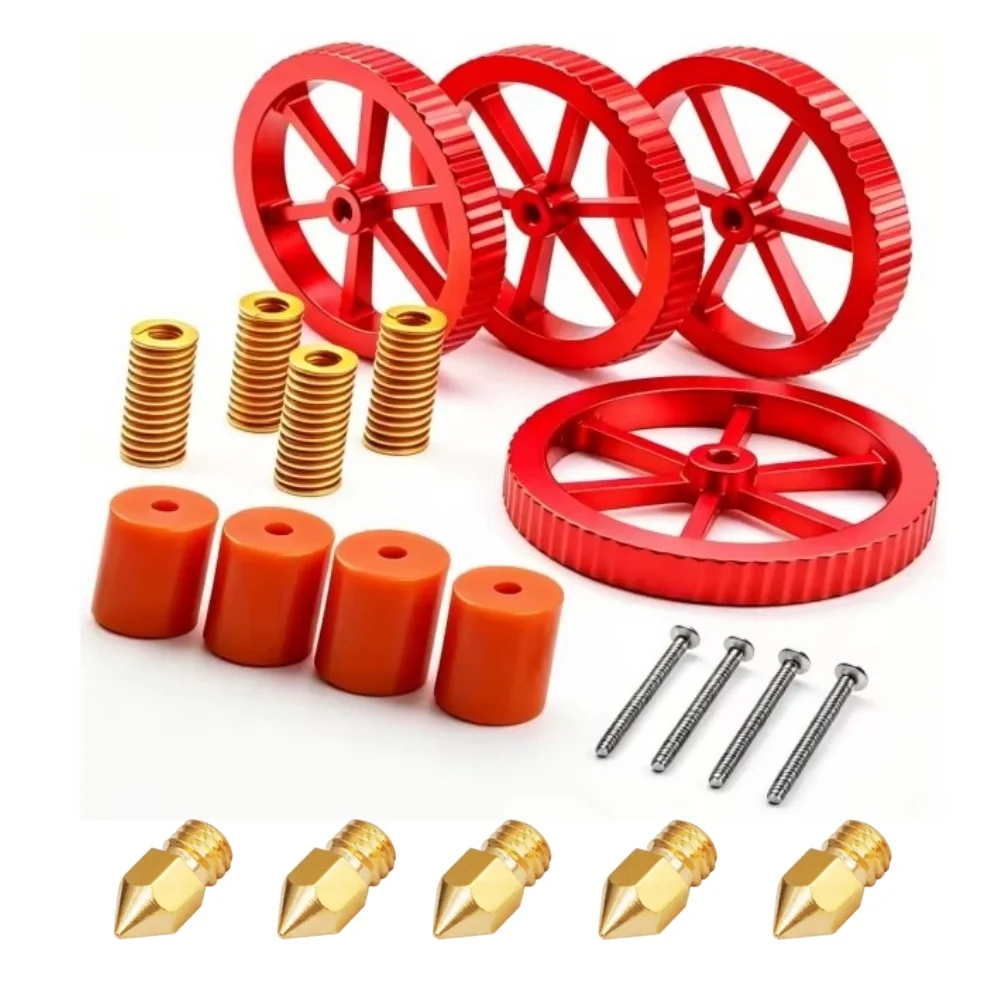 Ender 3 Springs Upgrade Kit,Hot Bed Leveling Kit for Ender 3/3 Pro/3 V2/3 Neo/3 V2 Neo/Ender 3 S1/S1 Pro Ender 5 Plus 3D Printer