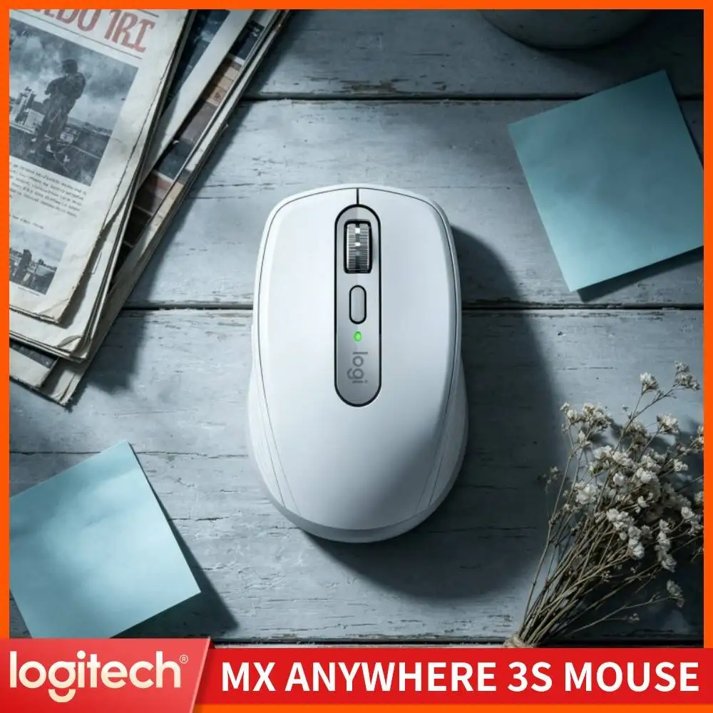 Compact MX Anywhere 3S - 8K DPI, MagSpeed Wheel, Lightweight, Great for Clothing Pop-up & Mobile Sales Desk