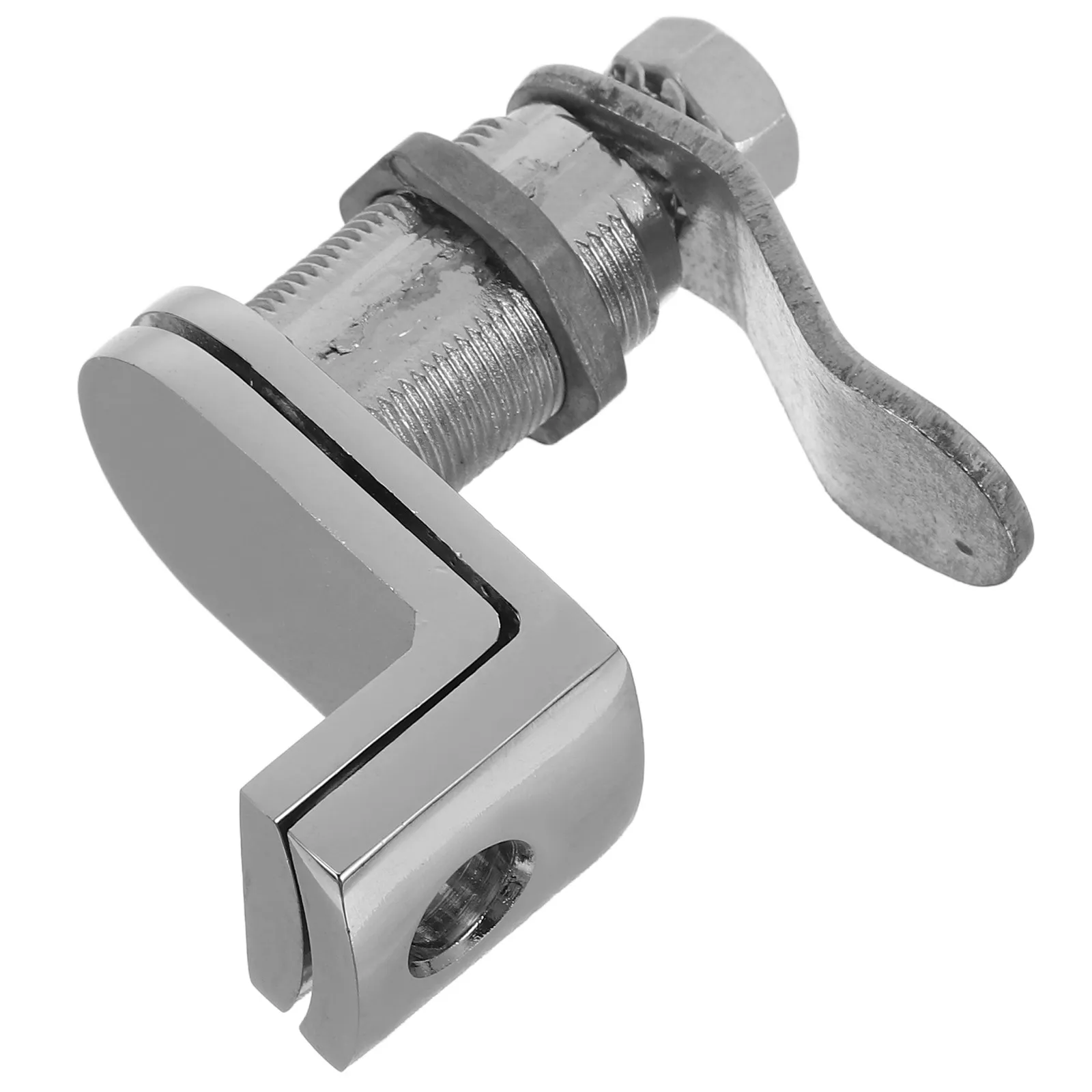 Keyless Cam Lock for Kitchen Cabinets Office Drawers Rv Storage Doors Safety Furniture Lock Stainless Steel 7-Shape Cabinet