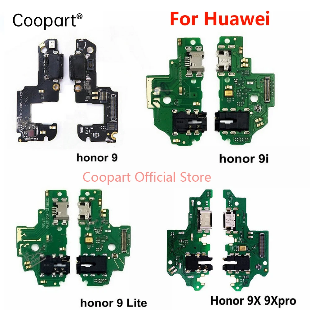 New Dock Microphone Module+USB Charging Port Board Flex Cable Connector Parts For Huawei Honor 9 9i 9X Pro Lite